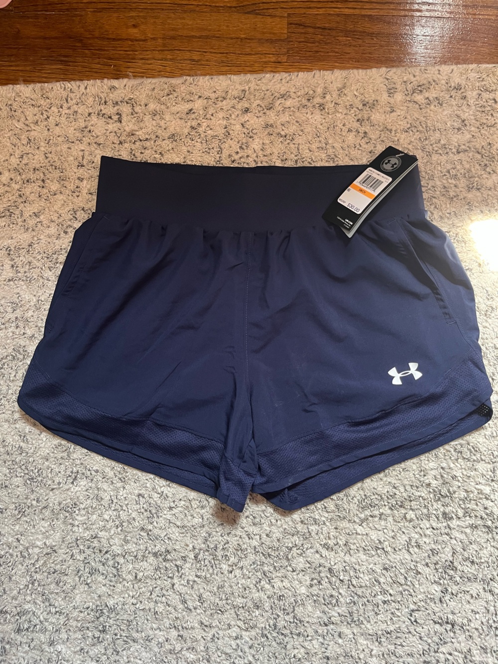 Under Armour Navy Performance Women's Shorts
